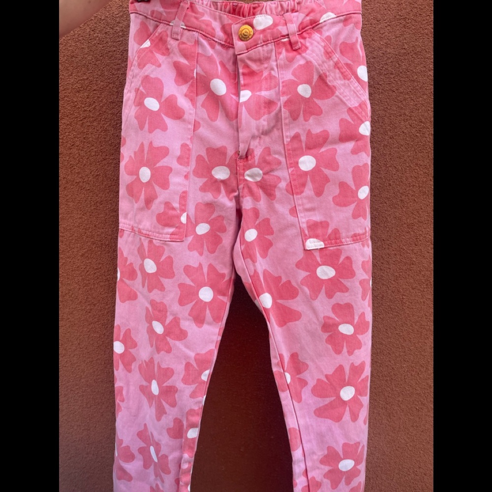 BIG BUD PRESS FLORAL WORK PANTS